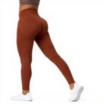 Pantalon de yoga Aoxjox Trinity femme tissu doux compression