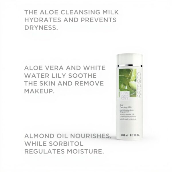 Lait démaquillant Artdeco Aloe Vera peau sensible 200ml