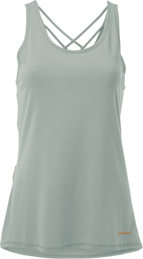 Débardeur sport femme Franklin Sports treillis dos aloe-0