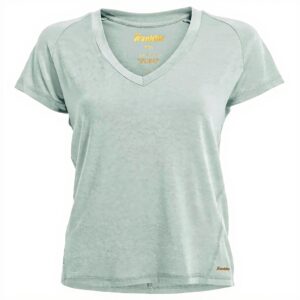 T-shirt sport femme Franklin Sports col V coupe décontractée