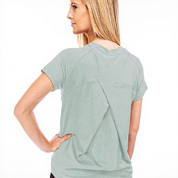 T-shirt sport femme Franklin Sports col V coupe décontractée