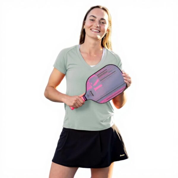 T-shirt sport femme Franklin Sports col V coupe décontractée