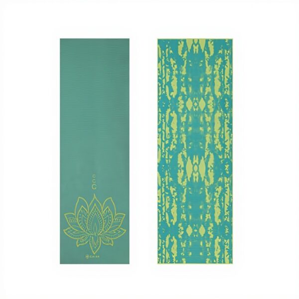 Tapis de yoga Gaiam antidérapant réversible épais 6mm
