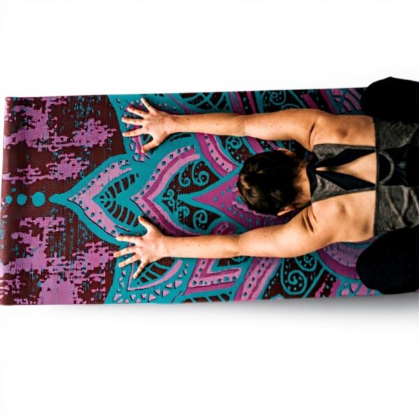 Tapis de yoga Gaiam 6mm antidérapant réversible fitness
