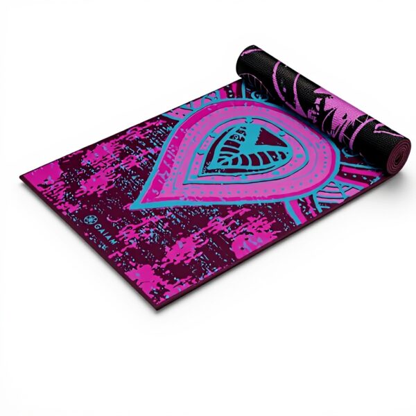 Tapis de yoga Gaiam 6mm antidérapant réversible fitness