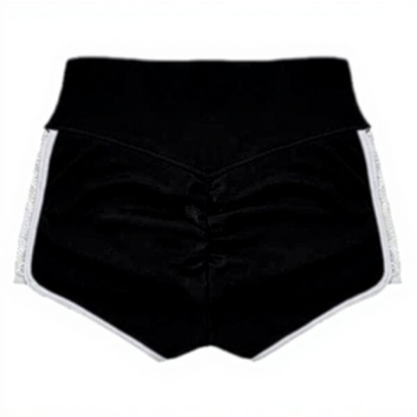 Short Sport Femme Noir Générique Gainant Fitness Yoga