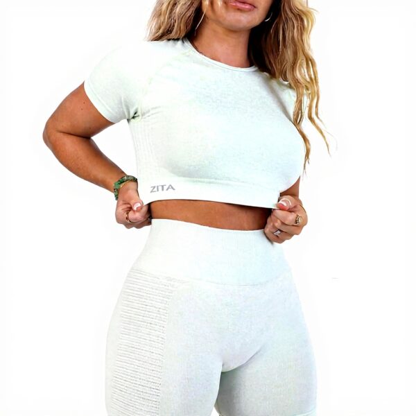 Haut sport sans couture femme VF TEXTILE aloe confortable