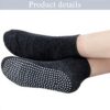 Chaussettes antidérapantes yoga Geyoga 5 paires coton femme