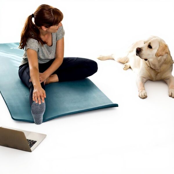 Chaussettes antidérapantes yoga Geyoga 5 paires coton femme