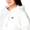 Sweat à capuche Champion Reverse Weave femme look gagnant