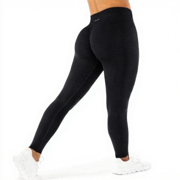 Leggings PAVOI Active Seamless Femme Taille Haute Noir