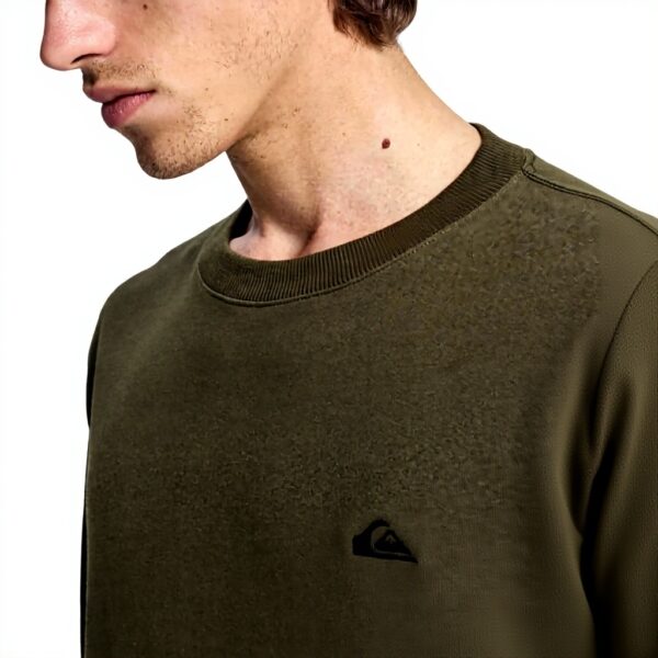 Sweatshirt Quiksilver Basic Crew Homme Coton Confortable