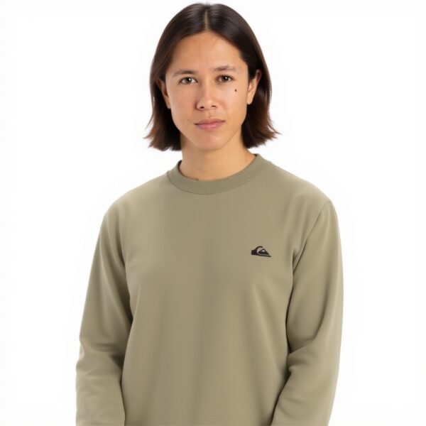 Sweatshirt Quiksilver Basic Crew Homme Confort Polyvalent