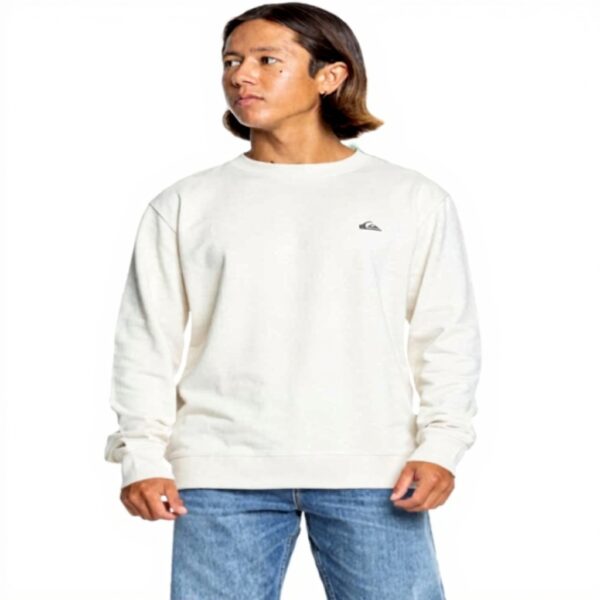 Sweatshirt Quiksilver Basic Crew Homme Coton Confortable