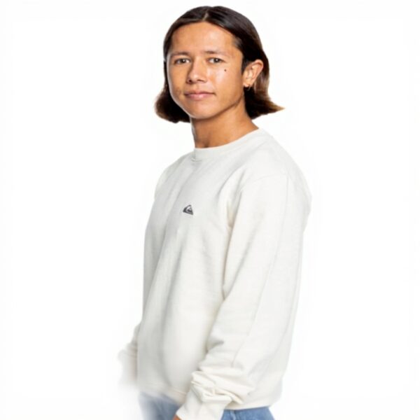 Sweatshirt Quiksilver Basic Crew Homme Coton Confortable