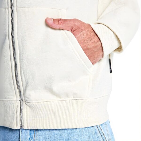 Sweat à capuche Quiksilver Homme Coton Polyester Regular Fit