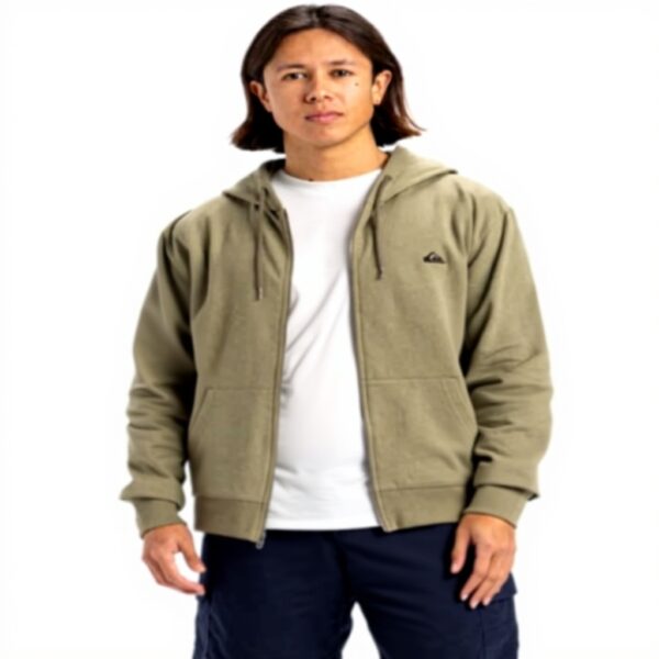 Sweat à capuche Quiksilver Homme polaire zippé confortable