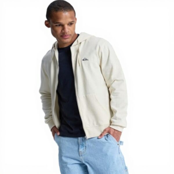 Sweat à capuche Quiksilver Homme Coton Polyester Regular Fit