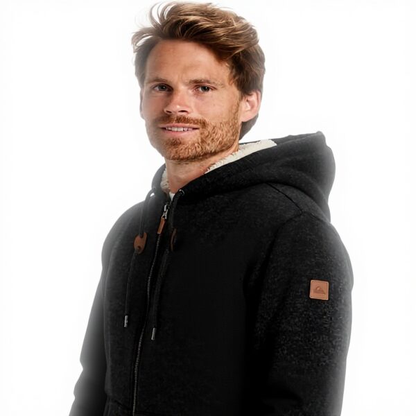 Pull Quiksilver Keller Sherpa Homme Polyester Poche