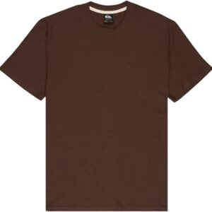 T-shirt Quiksilver Homme Coton Slub Col Rond Broderie-0