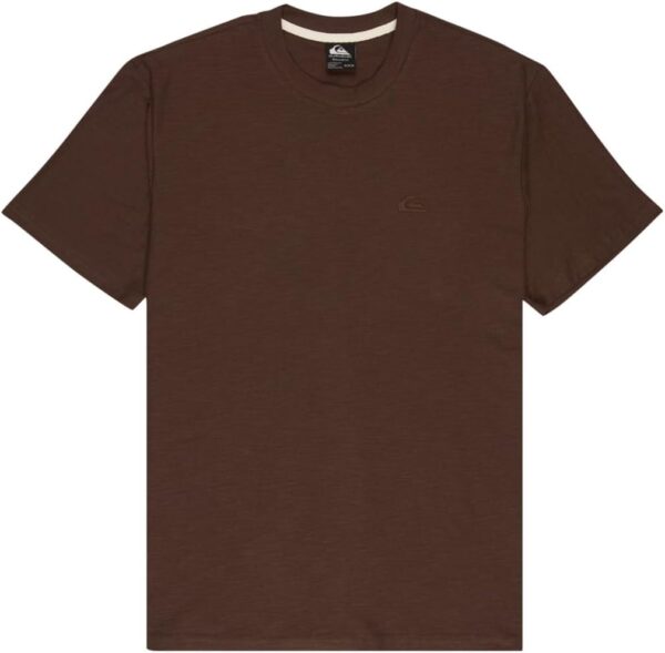 T-shirt Quiksilver Homme Coton Slub Col Rond Broderie-0