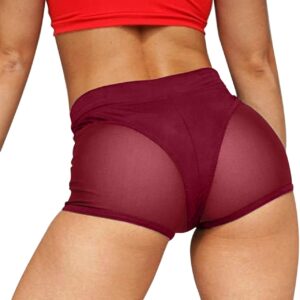 Short Cycliste Femme Mini Été Taille Haute Coton Sport-0