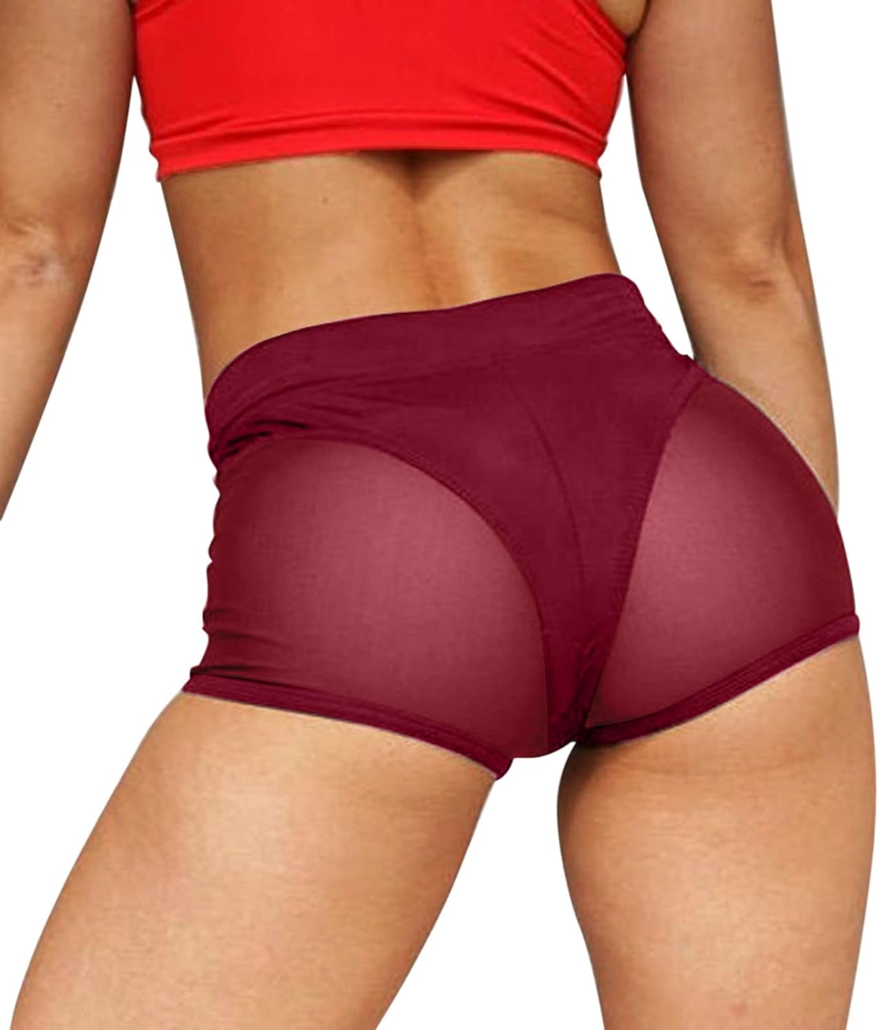 Short Cycliste Femme Mini Été Taille Haute Coton Sport-0
