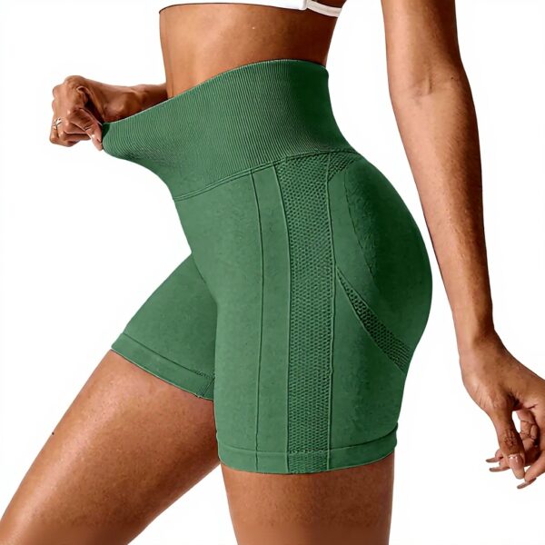 Short cycliste femme élasthanne contrôle ventre sport