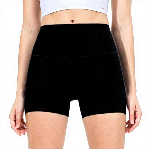 Short de sport cycliste femme extensible coton fitness yoga