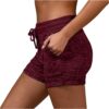 Short Sport Femme Noir Élasthanne Yoga Contrôle Ventre-0