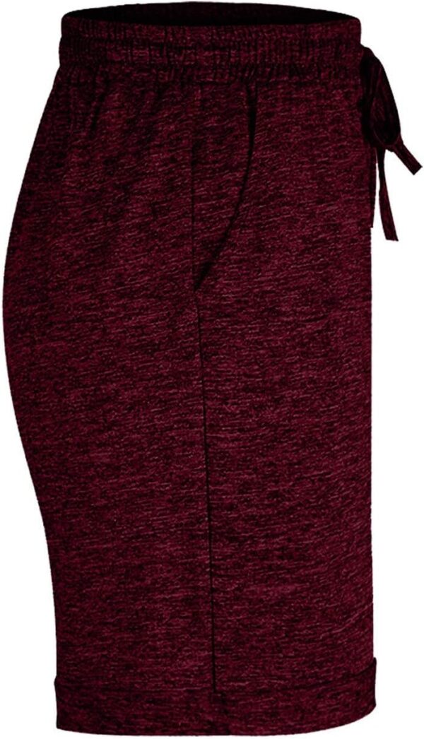 Short Sport Femme Noir Élasthanne Yoga Contrôle Ventre-4