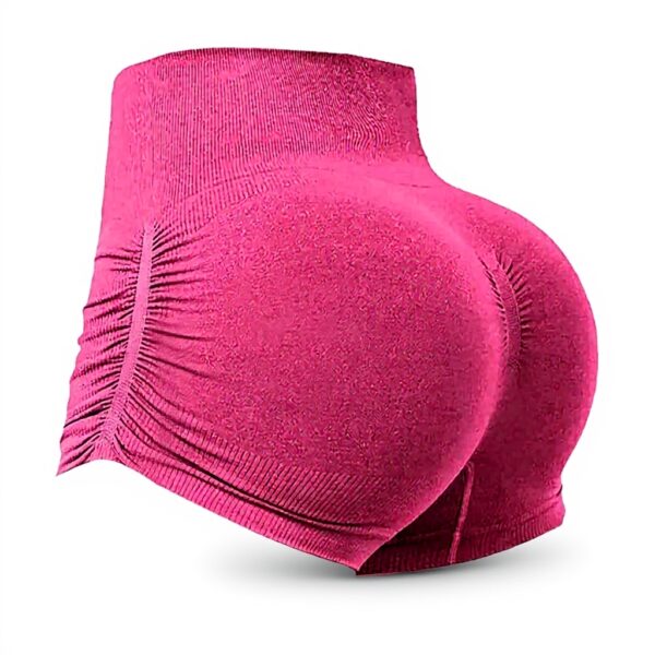 Short de sport femme gainant sans coutures fitness running