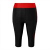 Short de sport femme gainant coton yoga cycliste contrôle