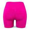 Short Femme Yoga Élasthanne Poches Sport Générique Rose Vif