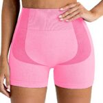 Short Femme Sport Running Mini Cycliste Taille Haute Coton