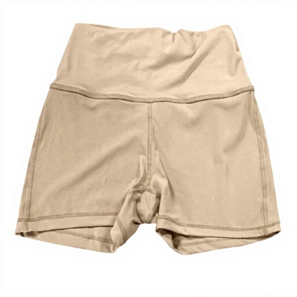 Short gainant femme sport fitness yoga extensible noir