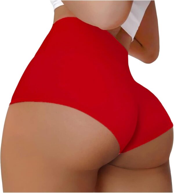 Short Sport Femme Gainant Yoga Course à Pied Contrôle Ventre-0