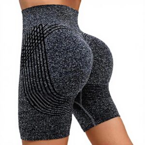 Legging Sport Femme Push Up Coton Court Taille Haute Fitness