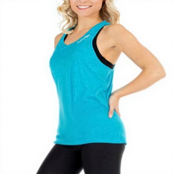 Débardeur sport femme Winshape modal dos torsadé fitness
