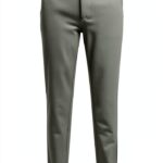 Pantalon chino Bestseller ajusté viscose polyester homme-0