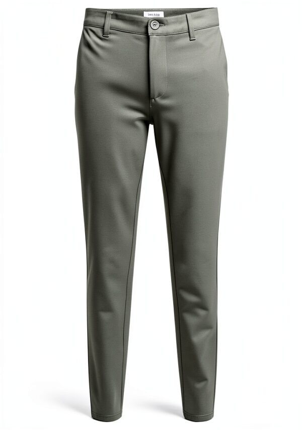 Pantalon chino Bestseller ajusté viscose polyester homme-0