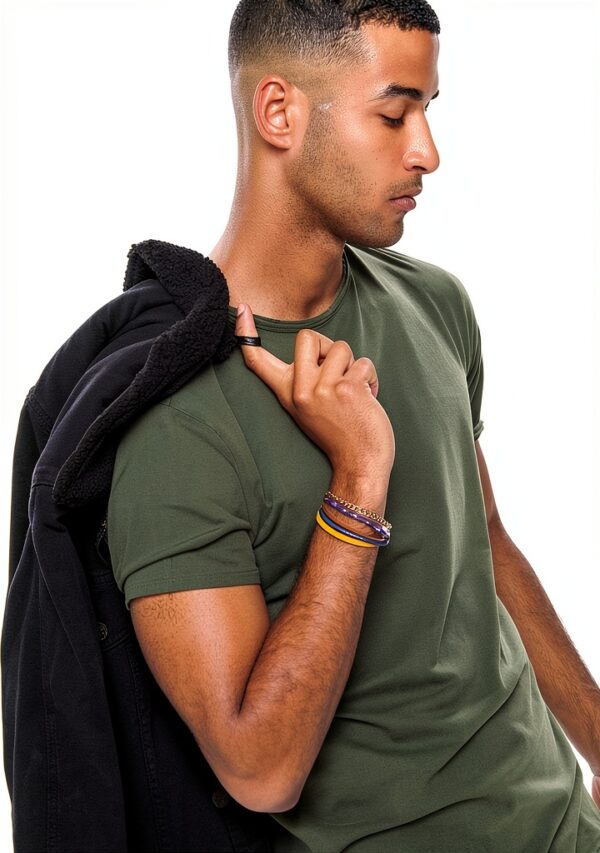 Veste en jean Only Sons Homme Noir Poche Détails-9