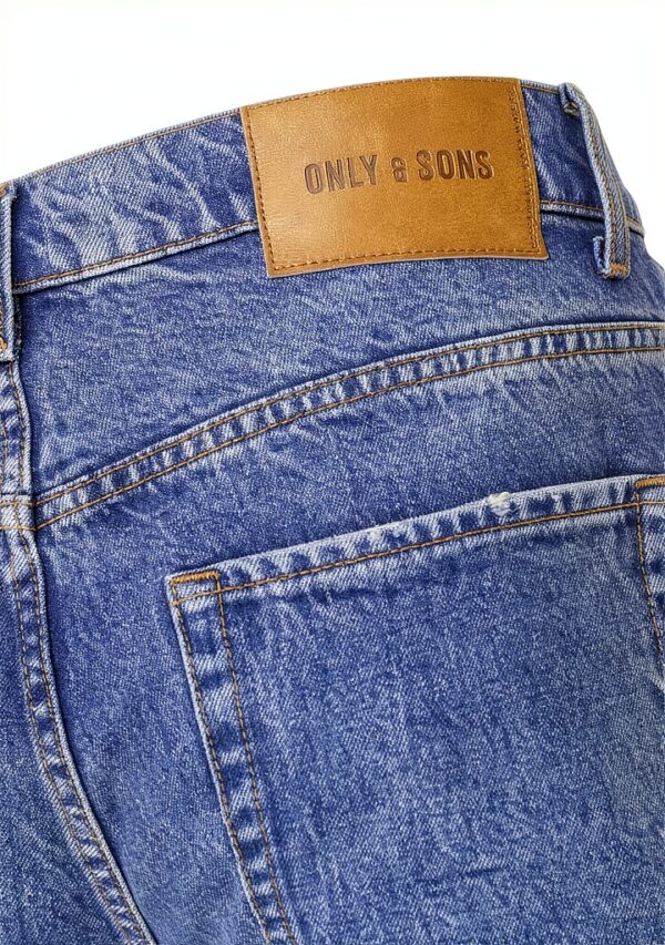 Jeans Bestseller Homme Coton Regular Fit Bleu Denim-6