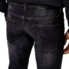 Jean slim Bestseller Homme Coton Élastique Noir Lavé-6