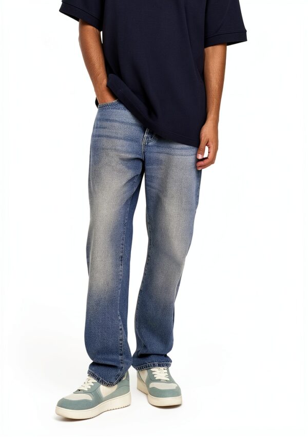 Jean Bestseller coupe droite 100 coton pour homme-2