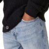 Bestseller Jeans Homme Coton Recyclé Coupe Droite Bleu-7
