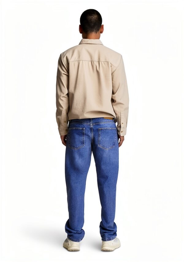 Jeans Bestseller Homme Coton Regular Fit Bleu Denim-3