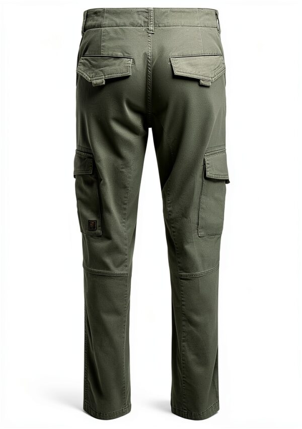 Pantalon cargo coton recyclé Bestseller coupe fuselée homme-2