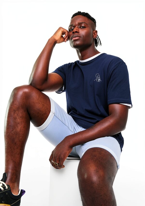 Bermuda Homme ONSPLY Bleu Denim Jog Shorts Confortable-7