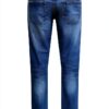 Jean slim homme denim bleu coton élasthanne taille 32-2
